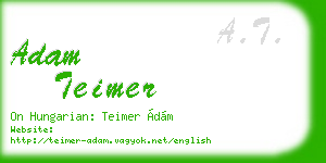 adam teimer business card